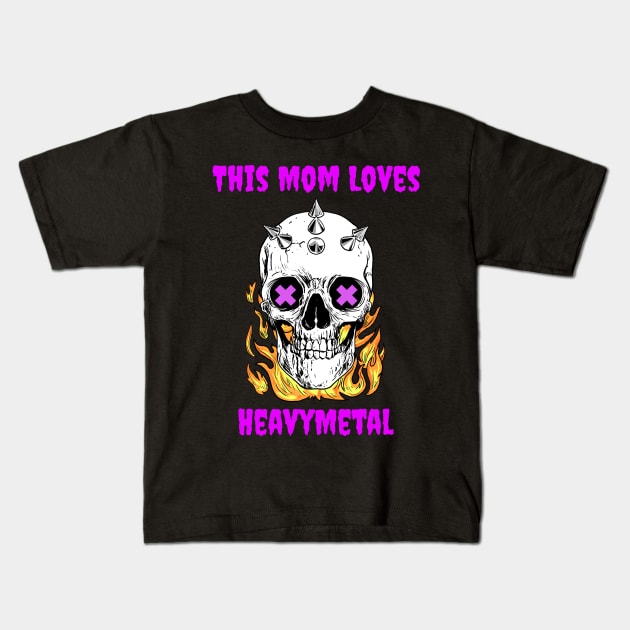 HeavyMetal - Metal Mom Kids T-Shirt by WizardingWorld